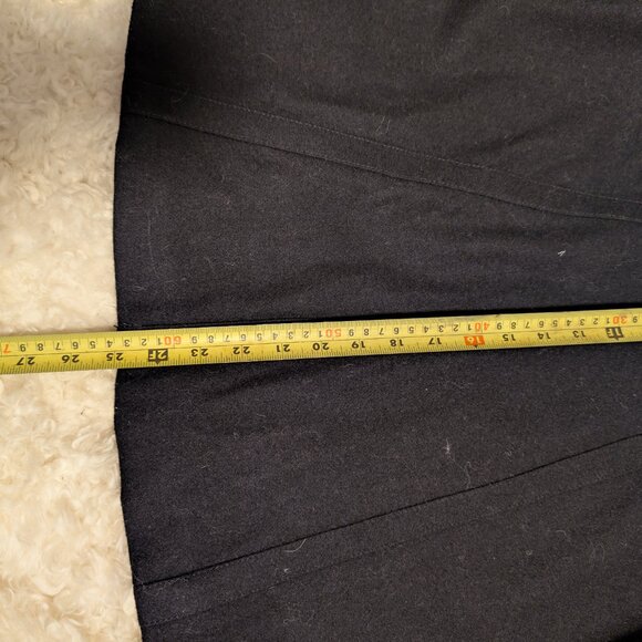 Ellen Tracy Women's A-line Vintage Wool Black Car Coat | Petite M - Picture 12 of 12